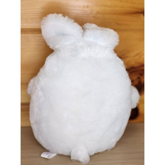Braham Progressive Plush Bunny Rabbit White With Blue Ears Soft 10" - Picture 8 of 15